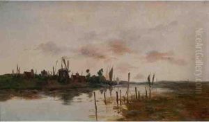 Moulin Au Bord Du Canal by Karl Behm