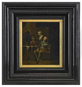 Vardshusinteriorer (pair) by Jan Baptist Lambrechts