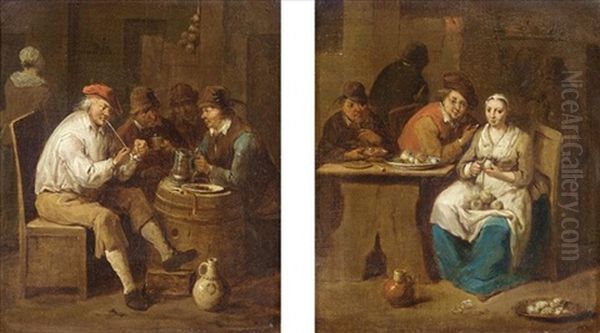 A Tavern Interior (+ Another, Similar; Pair) - view 1