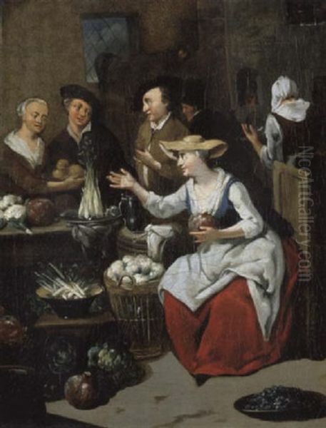 Die Gemuseverkauferin - view 1