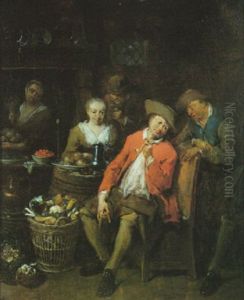 Le Fumeur De Pipe by Jan Baptist Lambrechts