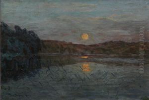 Solnedgang by Wilhelm Behm
