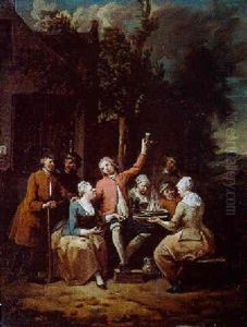 Le Repas Galant by Jan Baptist Lambrechts