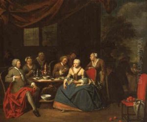 La Fin Du Repas Sur Une Terrasse