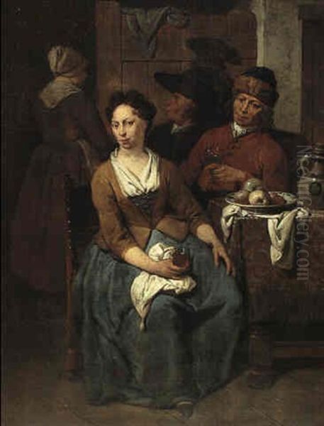 A Lady In Merry Company - view 1