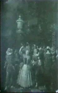 Scene De Danse by Jan Baptist Lambrechts