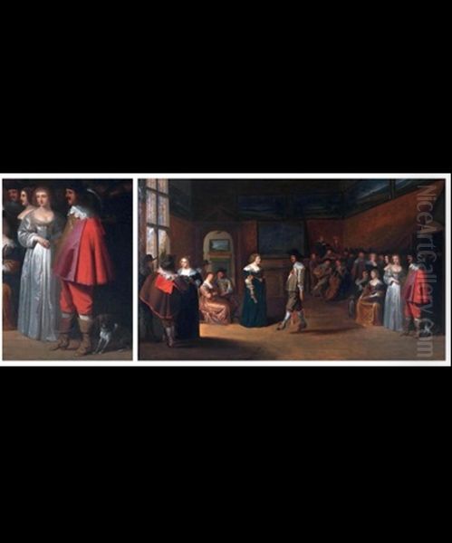 Danseurs Dans Une Salle De Bal - view 1