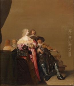 Les Musiciens by Christoffel Jacobsz. Van Der Lamen