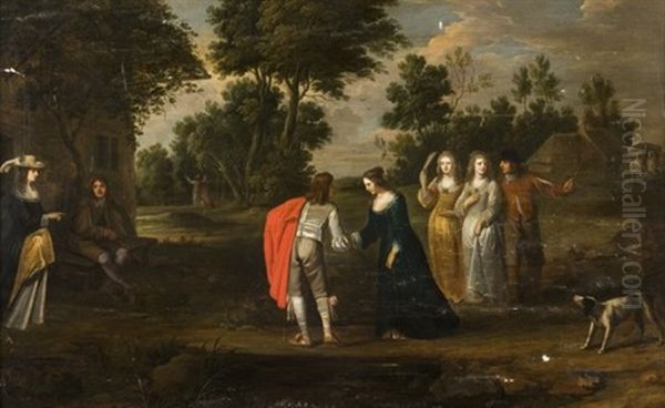 La Rencontre Dans Un Paysage - view 1
