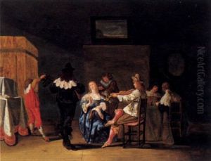 Musizierende Gesellschaft by Christoffel Jacobsz. Van Der Lamen