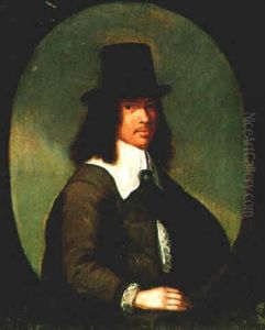 Portrait Of A Gentleman, Half Length, Wearing A Black Hat