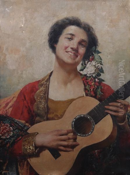 Suonatrice Di Chitarra - view 1