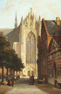 The Hooglandse Church And Theburgerweeshuis In Leiden
