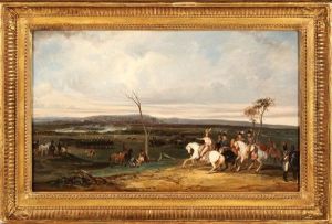 Prince Murat A La Bataille De Weeringen Camp De Chaillot (1805) by Eugene Louis Lami