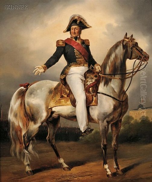 Equestrian Portrait Of Louis Philippe, King Of The French - view 1