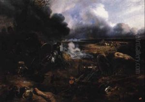 Trait De Bravoure D'un Officier Russe by Eugene Louis Lami