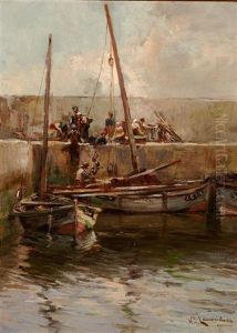 Unloading The Catch by William Bradley Lamond