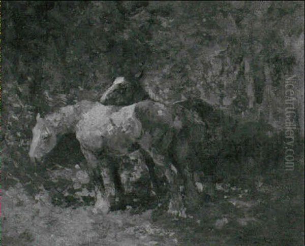Horses In The Woods - view 1