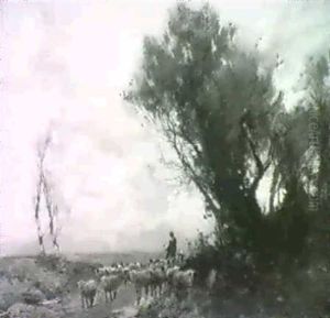 A Fifeshire Landscape by William Bradley Lamond