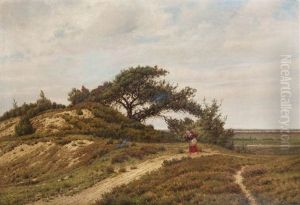 Paysanne A La Fagne by Jean Pierre Francois Lamoriniere