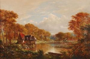 Maison Le Long D'un Etang