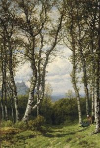 Vue A Eisenach (wartburg) by Jean Pierre Francois Lamoriniere