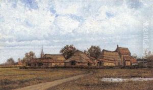 Het Gehucht by Jean Pierre Francois Lamoriniere