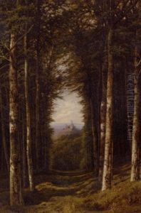 Chateau De Wartburg by Jean Pierre Francois Lamoriniere