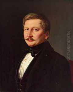 Bildnis Eines Herren (+  Bildnis Einer Dame; 2 Works)