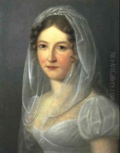 Bildnis Einer Jungen Dame Mit Weissem Schleier (angeblich   Maria Klara Sidonie Edle Herrin Von Thinfeld, Geb.
