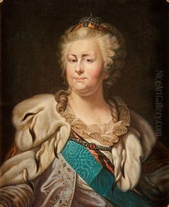 Catherine The Great (1729-1796) by Johann Baptist Lampi the Elder