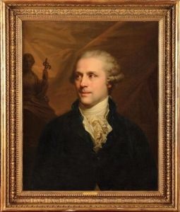 Portrait D"homme Au Jabot Blanc