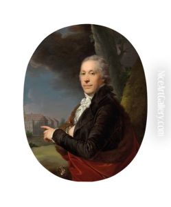 Bildnis Des Papierfabrikanten Ignaz Theodor Pachner by Johann Baptist Lampi the Elder