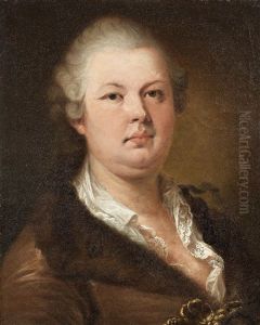 Portrait Of Count Alessandro Di Cagliostro, Bust-length, In Brown Fur-trimmed Robes