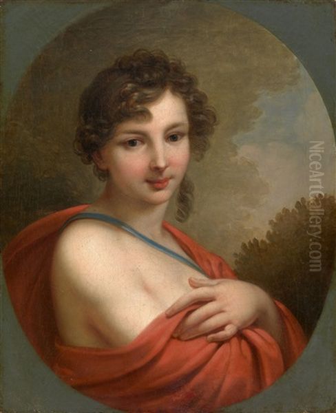 Portrait Of Elena Naryshkina - view 1