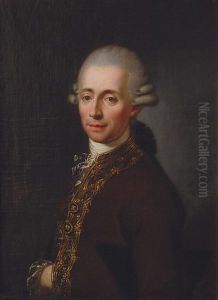 Portrait Of A Gentleman by Johann Baptist Lampi the Elder