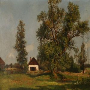 Landschaftidyll by Friedrich Behrendt