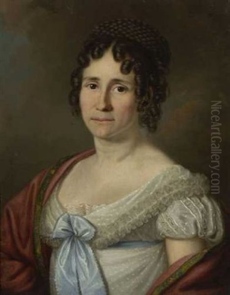 Damen- Und Herrenportrat (collab. W/ Johann Baptist Von Lampi The Younger; 2 Works) - view 1