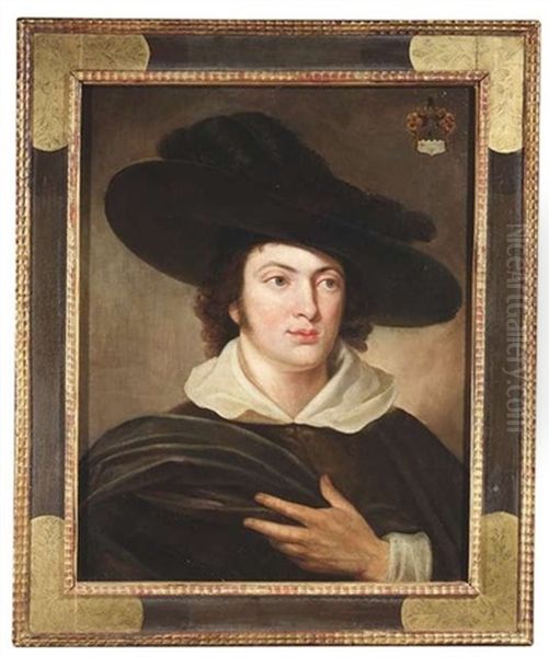 Bildnis Eines Jungen Mannes Im Van-dyck-kostum - view 1