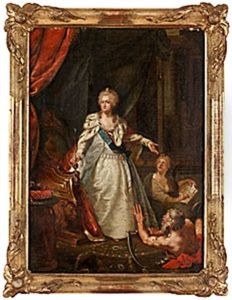 Katarina Den Stora by Johann Baptist Lampi the Elder