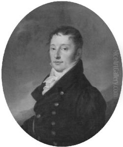 Portrait Eines Jungen Mannes Mit Stehkragen Portrait Eines Jungen Mannes Mit Stehkragen
