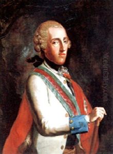 Portrait Of Duke Albrecht Of Saxony-teschen by Johann Baptist Lampi the Elder
