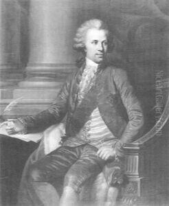 Portrait Of A Gentleman, Seated Three-quarter Length Wearing A Yellow Coat And A Blue Sash Portrait Of A Gentleman, Seated Three-quarter Length Wearing A Yellow Coat And A Blue Sash