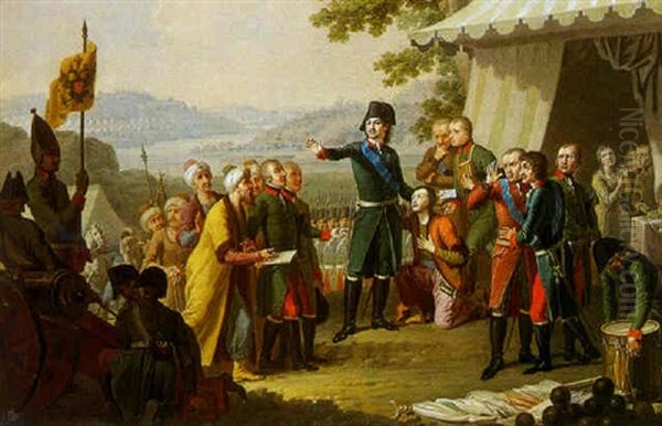 La Defaite De Pierre Le Grand Au Siege De La Ville D'asov En 1711 - view 1