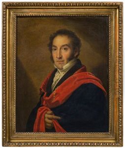 Portrat Ignaz Klang-egger by Johann Baptist the Younger Lampi