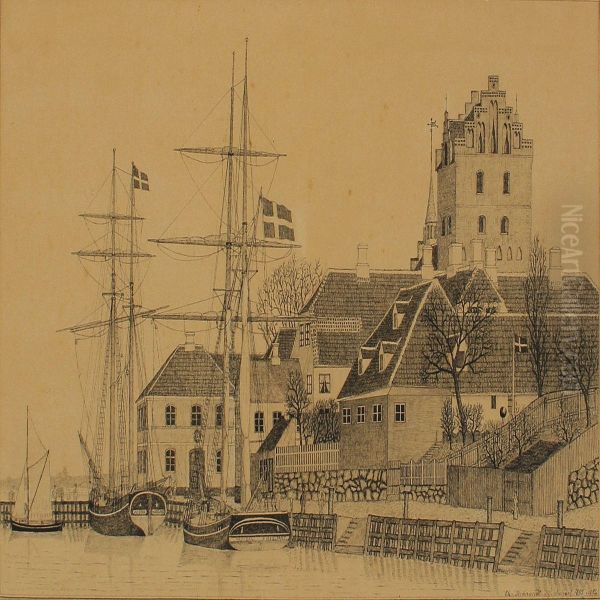 Harbour Scenery From Middelfart - view 1