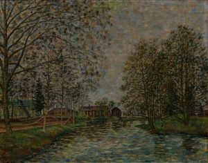 From The Poutala Bridge by Vilho Lampi