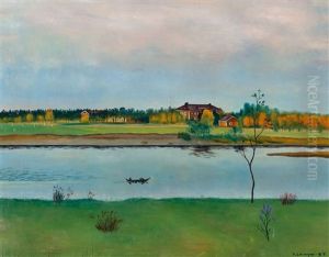 Autumn View by Vilho Lampi