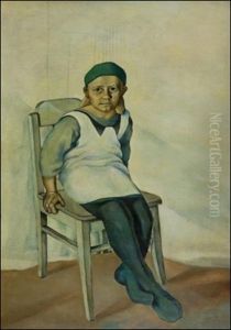 Istuva Tytto by Vilho Lampi