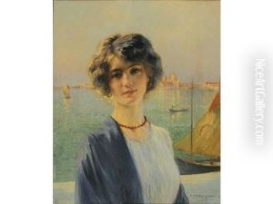 Portrait De Jeune Fille A Venise